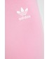 Legginsy Adidas Originals adidas Originals legginsy damskie kolor różowy gładkie
