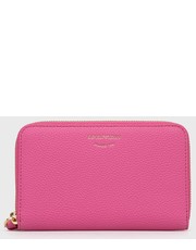 Portfel Portfel skórzany damski kolor różowy - Answear.com Emporio Armani