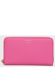 Portfel portfel damski kolor różowy - Answear.com Emporio Armani