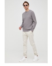 Sweter męski sweter męski kolor szary lekki - Answear.com Emporio Armani