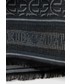 Szalik męski Emporio Armani szal z domieszką wełny kolor szary wzorzysty