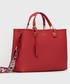 Shopper bag Emporio Armani torebka kolor czerwony