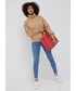 Shopper bag Emporio Armani torebka kolor czerwony