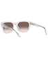 Okulary Emporio Armani okulary przeciwsłoneczne męskie kolor biały