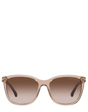 Okulary okulary przeciwsłoneczne damskie kolor beżowy - Answear.com Emporio Armani