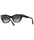 Okulary Emporio Armani okulary przeciwsłoneczne damskie kolor czarny