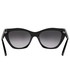 Okulary Emporio Armani okulary przeciwsłoneczne damskie kolor czarny