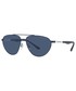 Okulary Emporio Armani okulary przeciwsłoneczne męskie kolor granatowy