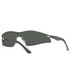 Okulary Emporio Armani okulary przeciwsłoneczne męskie kolor szary