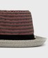 Kapelusz Emporio Armani kapelusz kolor szary