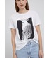 Bluzka Emporio Armani T-shirt bawełniany kolor biały