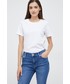 Bluzka Emporio Armani t-shirt bawełniany kolor biały