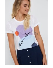 Bluzka t-shirt damski kolor biały - Answear.com Emporio Armani