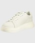 Sneakersy Emporio Armani sneakersy skórzane kolor biały