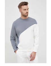 Bluza męska bluza męska kolor biały wzorzysta - Answear.com Emporio Armani