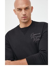 Bluza męska bluza męska kolor czarny z aplikacją - Answear.com Emporio Armani
