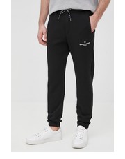 Spodnie męskie spodnie męskie kolor czarny - Answear.com Emporio Armani