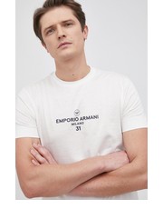 T-shirt - koszulka męska - T-shirt bawełniany - Answear.com Emporio Armani