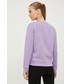 Bluza Emporio Armani bluza damska kolor fioletowy z aplikacją