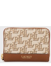 Portfel portfel damski kolor brązowy - Answear.com Lauren Ralph Lauren