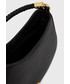 Listonoszka Lauren Ralph Lauren torebka skórzana kolor czarny