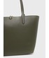 Shopper bag Lauren Ralph Lauren torebka dwustronna kolor zielony