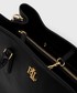 Shopper bag Lauren Ralph Lauren torebka kolor czarny