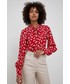 Bluzka Lauren Ralph Lauren Bluzka damska kolor czerwony w kwiaty