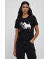 Bluzka Lauren Ralph Lauren t-shirt damski kolor czarny