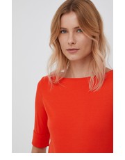 Bluzka t-shirt damski kolor pomarańczowy - Answear.com Lauren Ralph Lauren