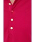Bluzka Lauren Ralph Lauren polo damski kolor różowy z kołnierzykiem