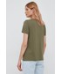 Bluzka Lauren Ralph Lauren t-shirt damski kolor zielony