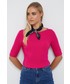 Bluzka Lauren Ralph Lauren t-shirt damski kolor różowy