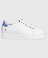 Sneakersy Lauren Ralph Lauren buty skórzane ANGELINE II kolor biały