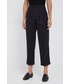 Spodnie Lauren Ralph Lauren spodnie wełniane damskie kolor czarny proste high waist