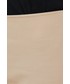 Spodnie Lauren Ralph Lauren spodnie damskie kolor beżowy dopasowane medium waist