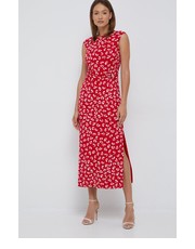 Sukienka sukienka kolor czerwony midi prosta - Answear.com Lauren Ralph Lauren