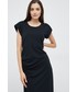 Sukienka Lauren Ralph Lauren sukienka kolor czarny maxi prosta