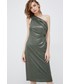 Sukienka Lauren Ralph Lauren sukienka kolor zielony mini dopasowana