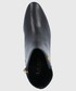 Botki Lauren Ralph Lauren Botki damskie kolor czarny na słupku