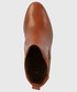 Sztyblety Lauren Ralph Lauren sztyblety skórzane Mylah damskie kolor brązowy na słupku