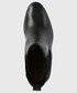 Sztyblety Lauren Ralph Lauren sztyblety skórzane Mylah damskie kolor czarny na słupku