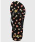 Japonki damskie Lauren Ralph Lauren japonki SHAWNA damskie kolor czarny na płaskim obcasie