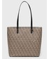 Shopper bag Dkny torebka kolor brązowy