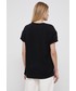 Bluzka Dkny T-shirt bawełniany kolor czarny