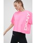 Bluzka Dkny t-shirt bawełniany kolor różowy