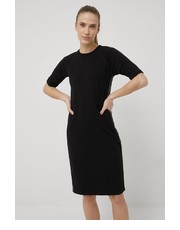 Sukienka sukienka kolor czarny mini dopasowana - Answear.com Dkny