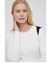 Sweter sweter damski kolor biały lekki - Answear.com Dkny