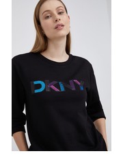 Bluza Bluza damska kolor czarny z aplikacją - Answear.com Dkny