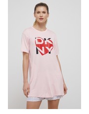 Piżama koszula nocna damska kolor różowy - Answear.com Dkny